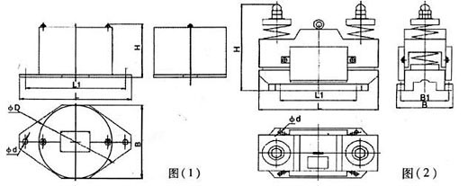 電磁倉壁振動器外形圖