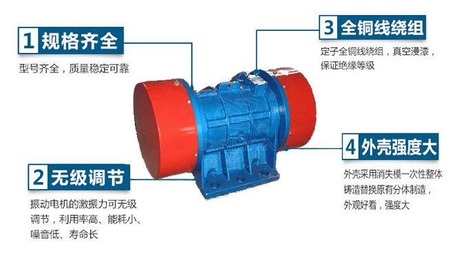 JZO振動電機外特點